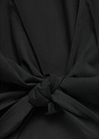 Crop Top With Bow On The Back