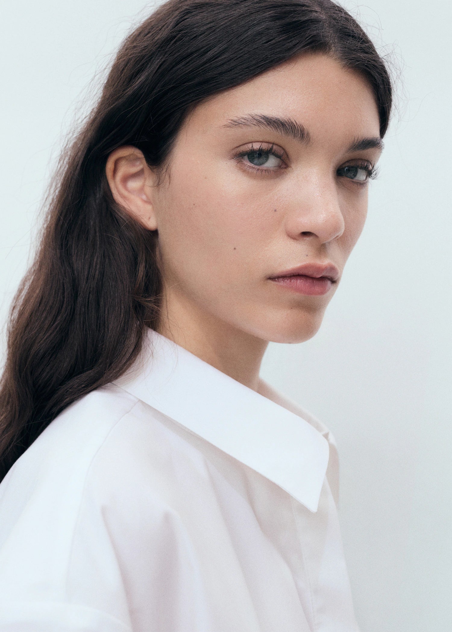 Cropped Cotton Shirt