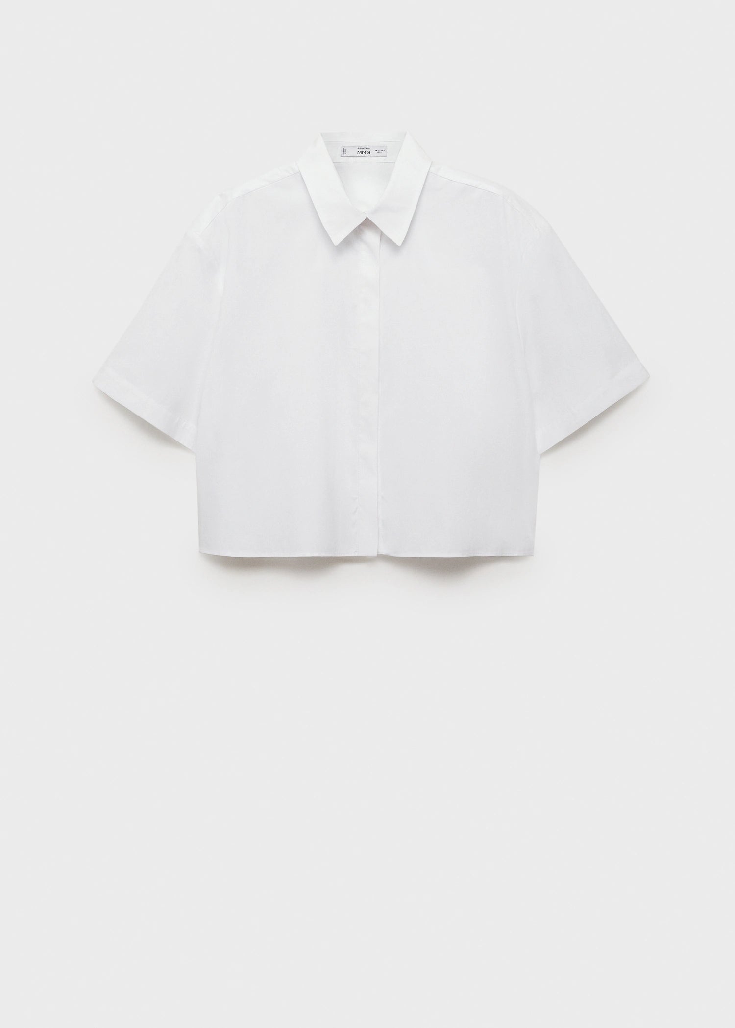 Cropped Cotton Shirt