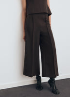 Cropped Culotte Trousers