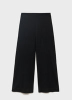 Cropped Linen Blend Trousers