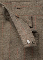 Cropped Tailored Pinstripe Trousers