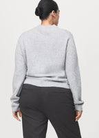 Cropped Tailored Pinstripe Trousers