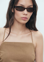 Cross Back Draped Top