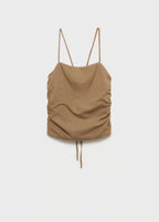 Cross Back Draped Top