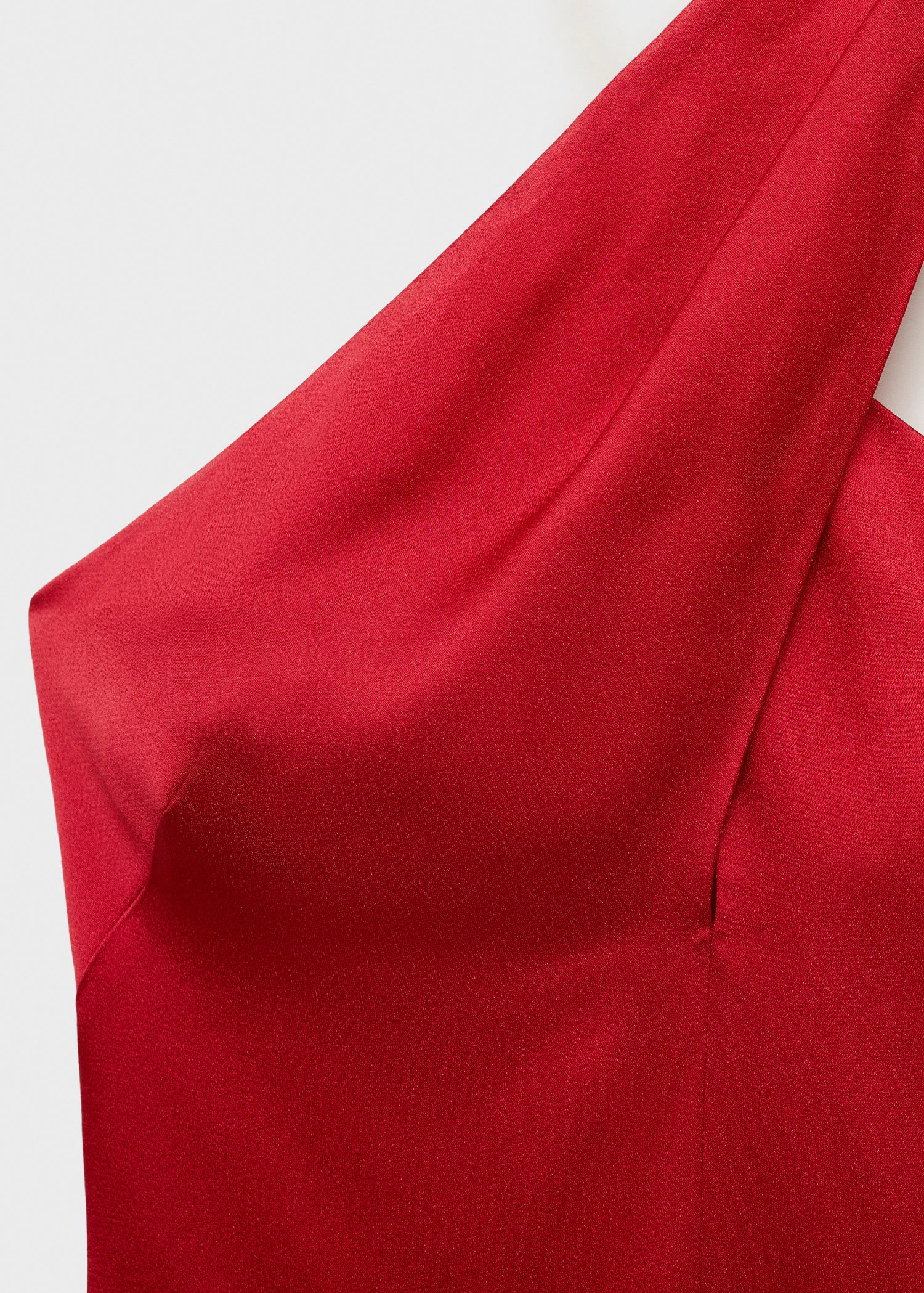 Cross Neckline Slit Dress