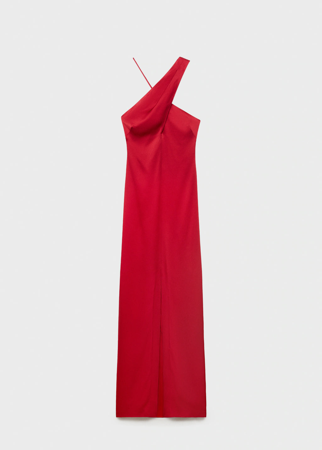 Cross Neckline Slit Dress
