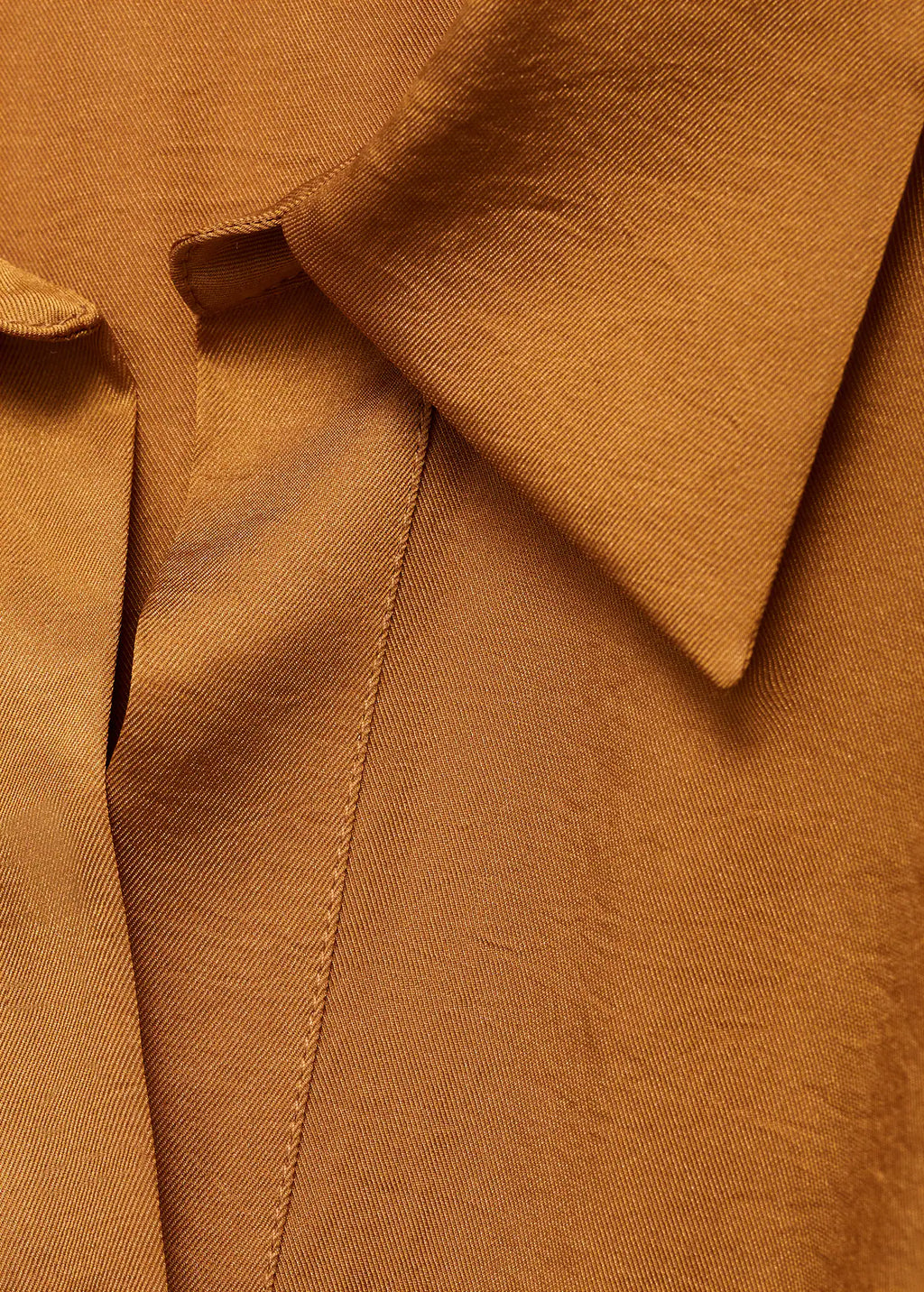 Cross Over Satin Blouse