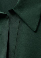 Cross Over Satin Blouse