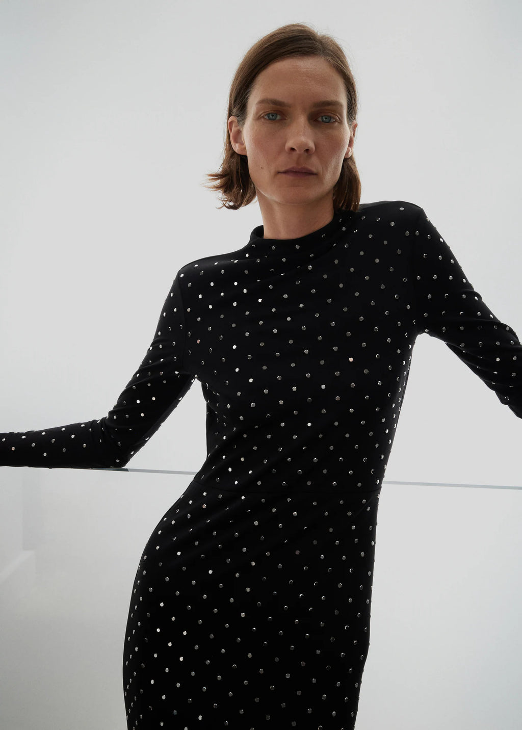 Crystal Open Back Dress