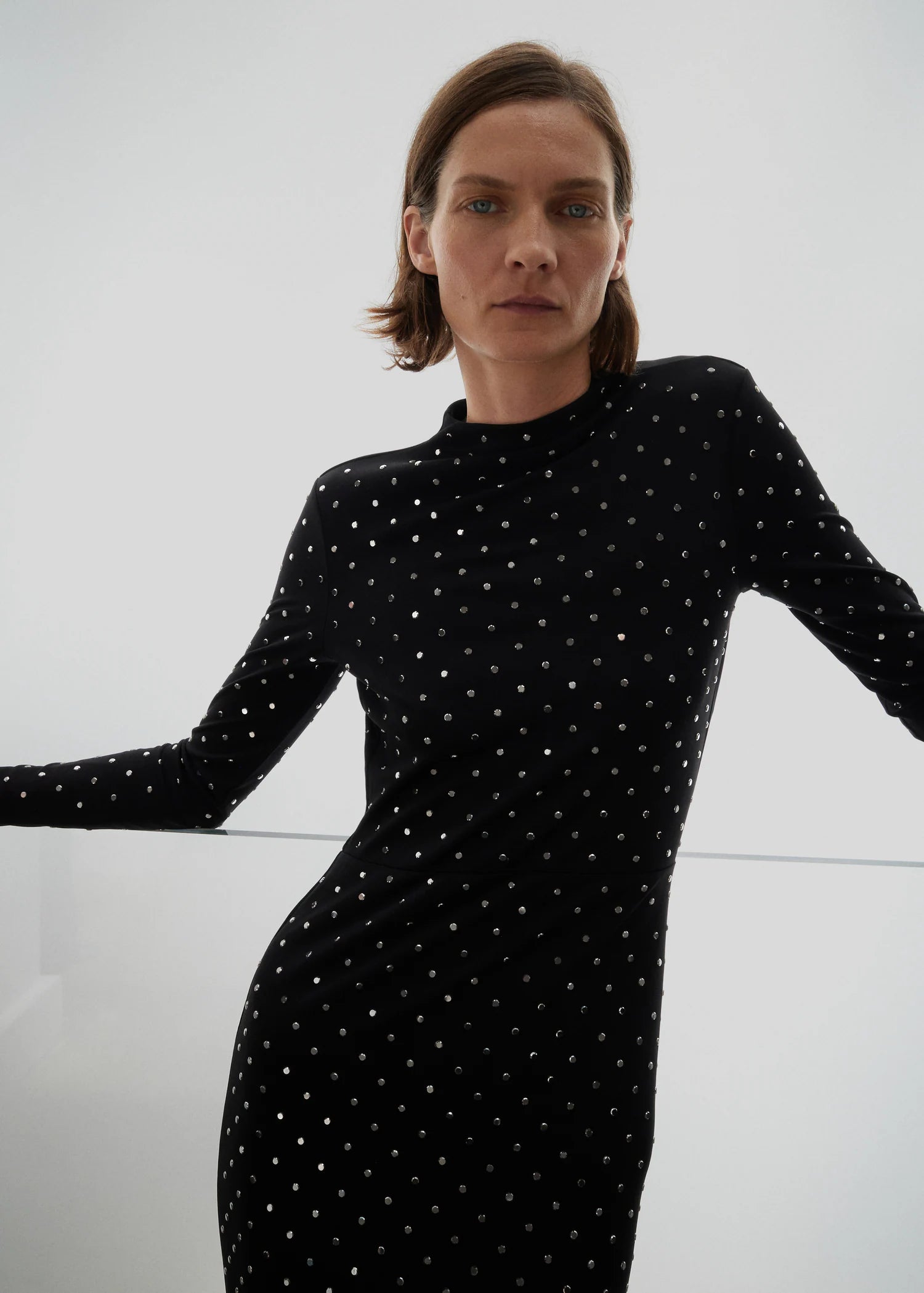 Crystal Open Back Dress