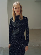 Crystal Open Back Dress