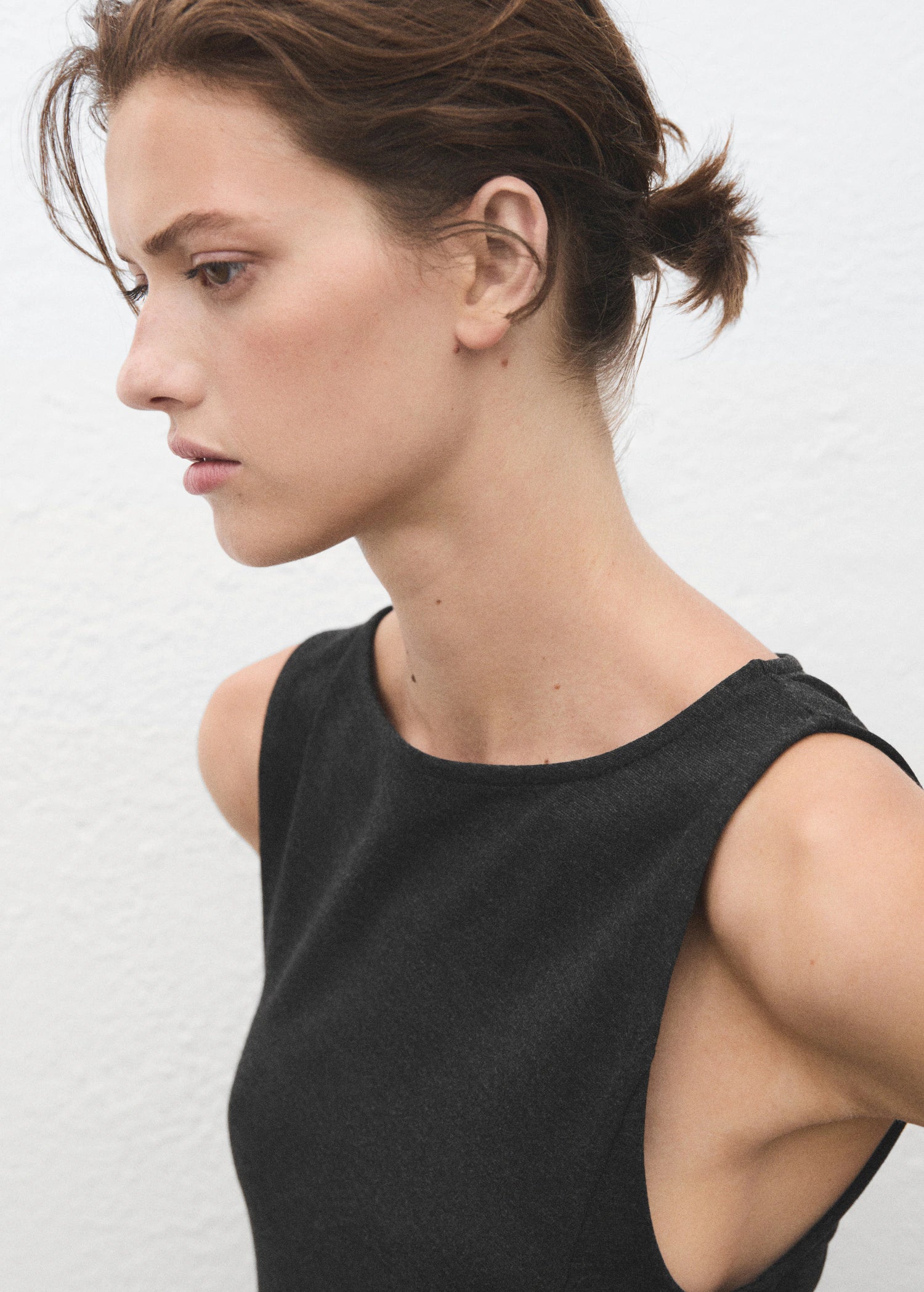 Cut Out Ruched Dress