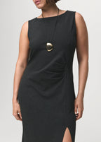Cut Out Ruched Dress