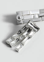 Dangling Earrings With Crystal Strips