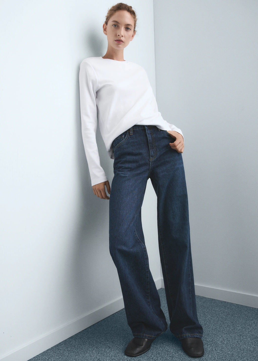 Danila Wide Leg High Rise Jeans