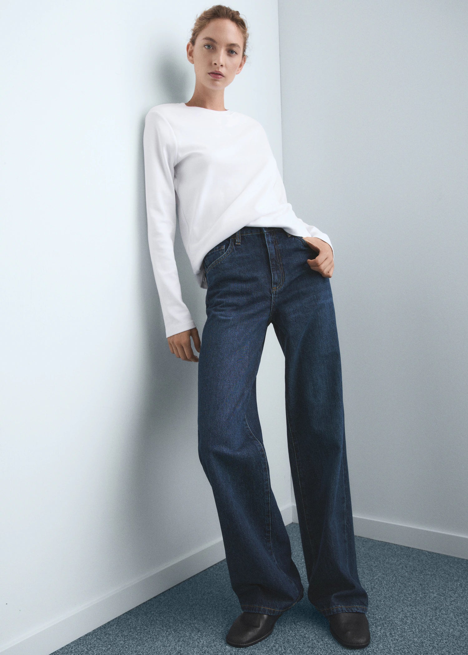 Danila Wide Leg High Rise Jeans