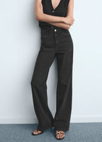 Danila Wide Leg High Rise Jeans