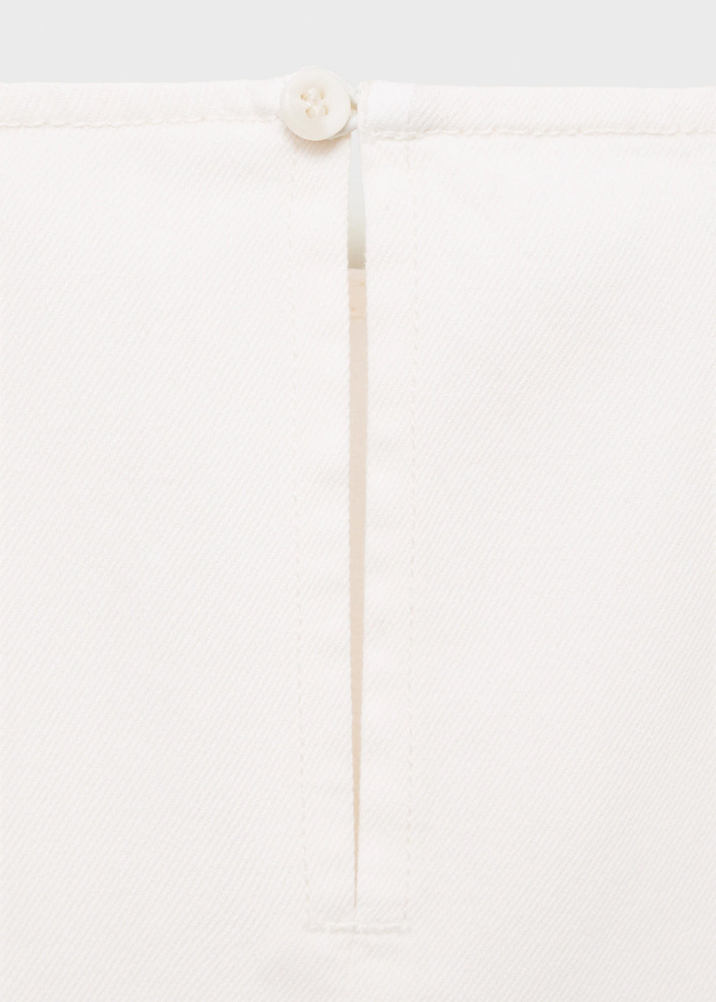 Denim Dress With Puffed Hem