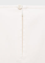 Denim Dress With Puffed Hem