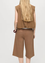 Denim Jorts With Belt