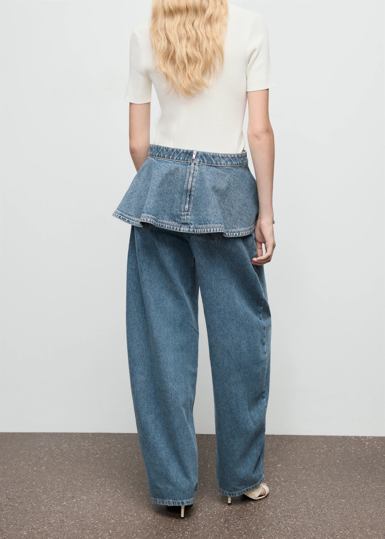 Denim Micro Skirt