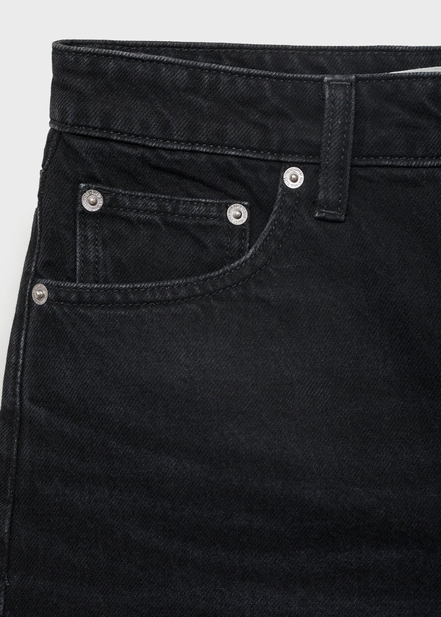 Denim Shorts With Frayed Hem