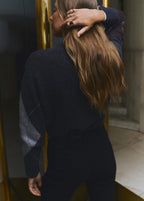 Diamond Patterned Knitted Sweater