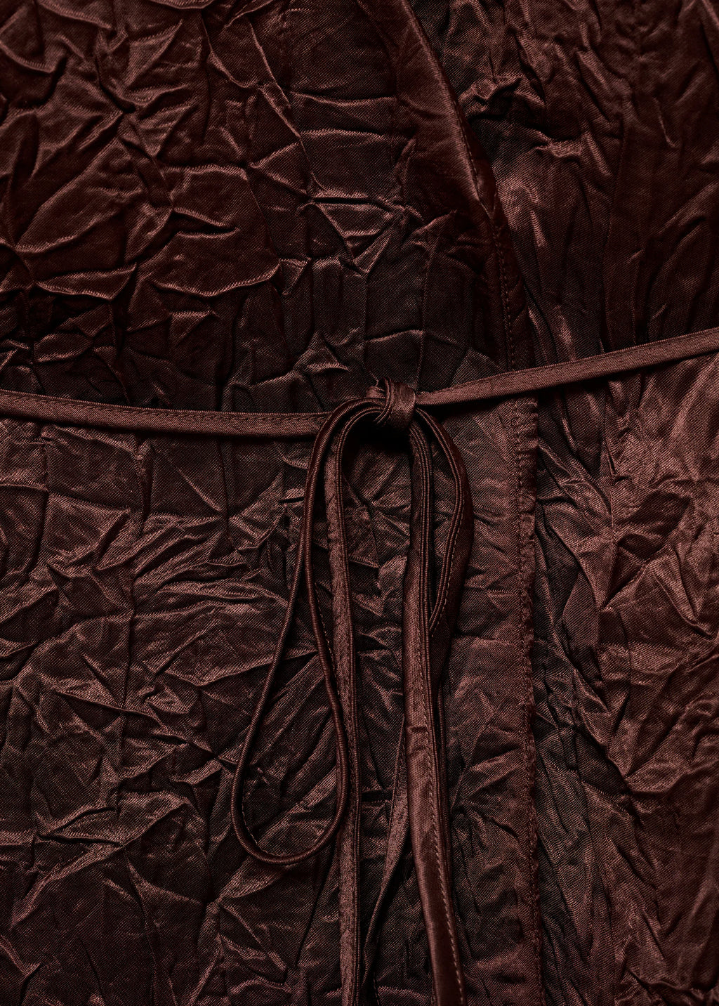 Double Breasted Crinkled Effect Waistcoat