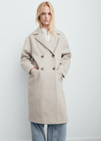 Double Breasted Midi Coat