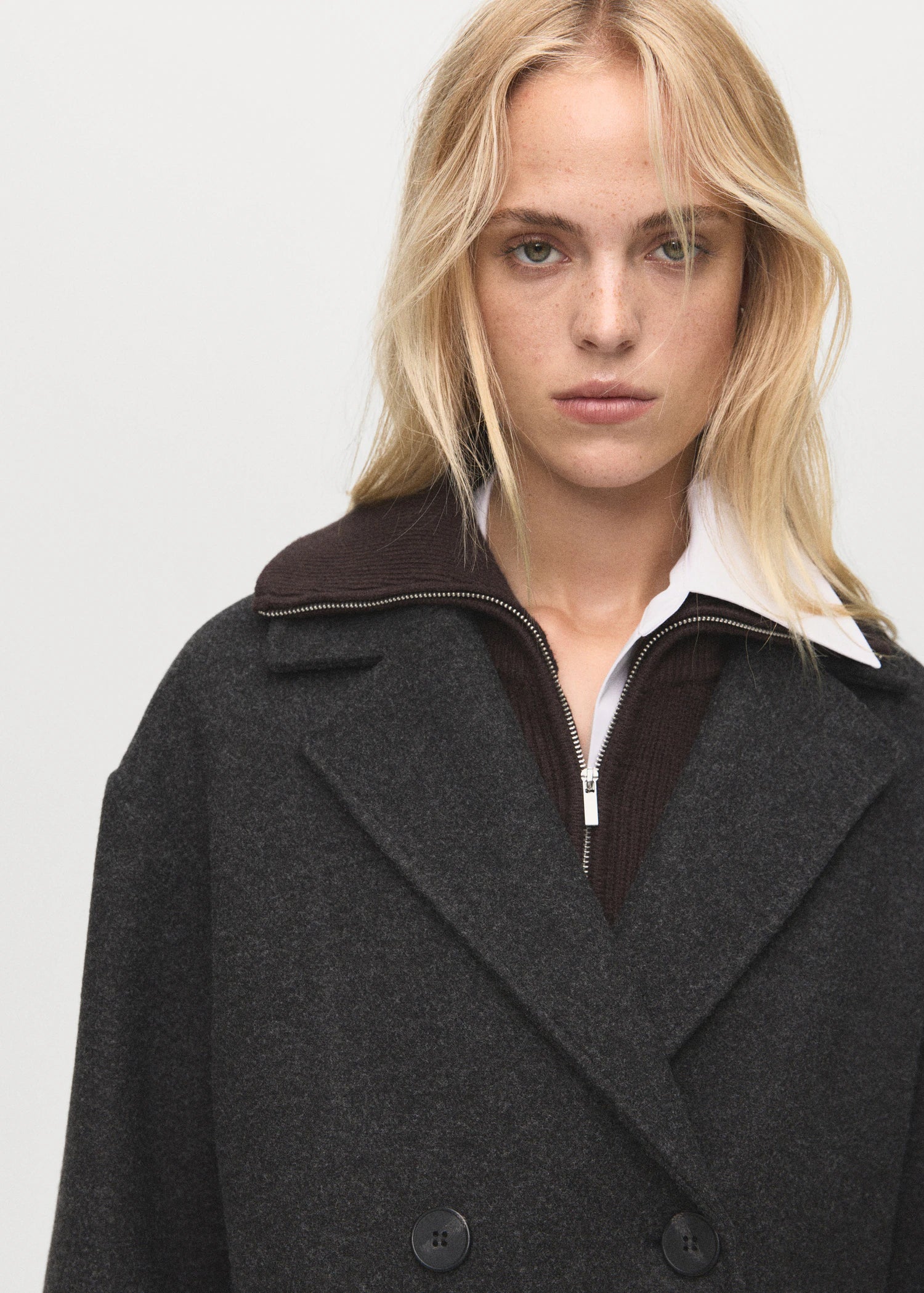 Double Breasted Midi Coat