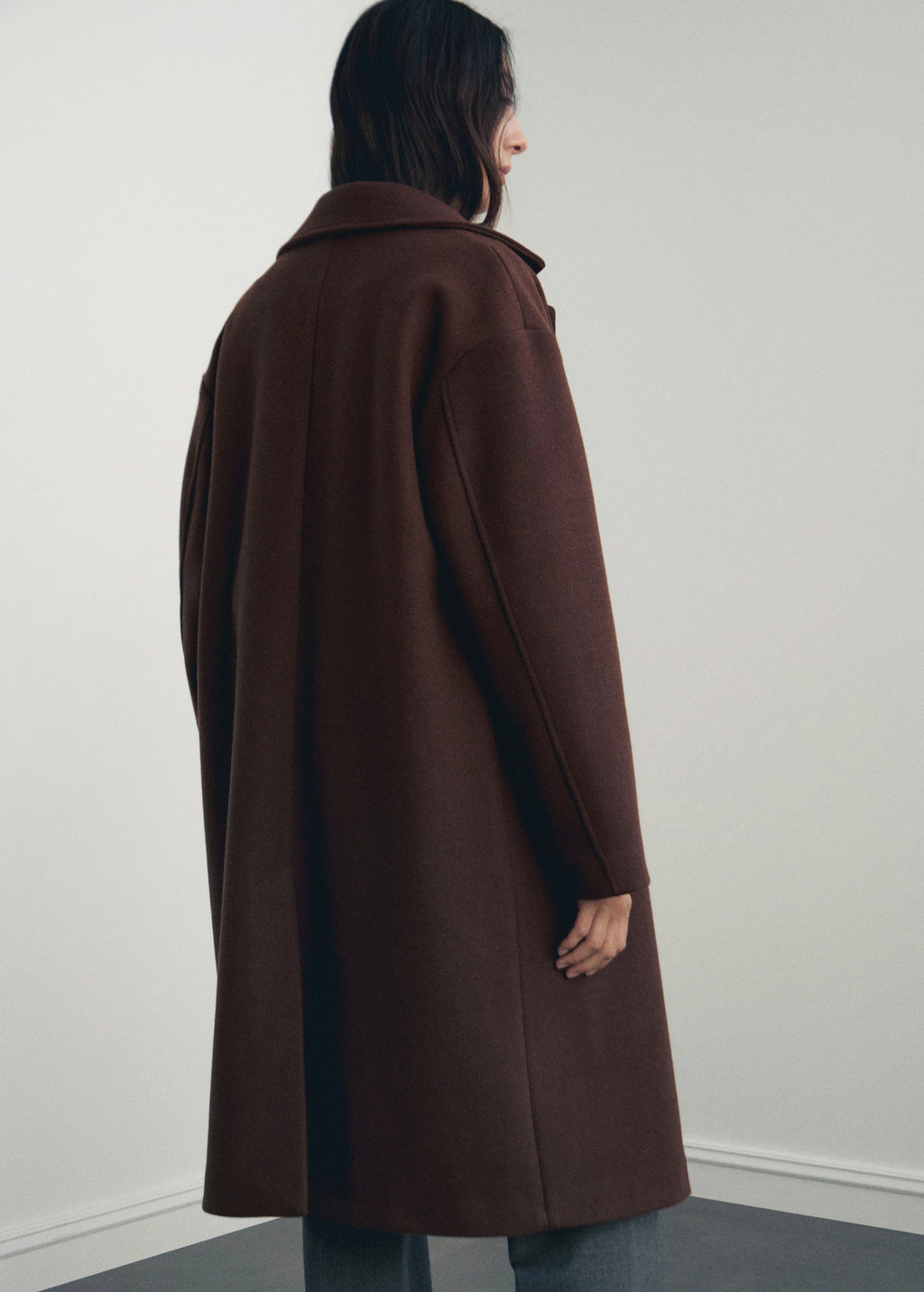 Double Breasted Midi Coat