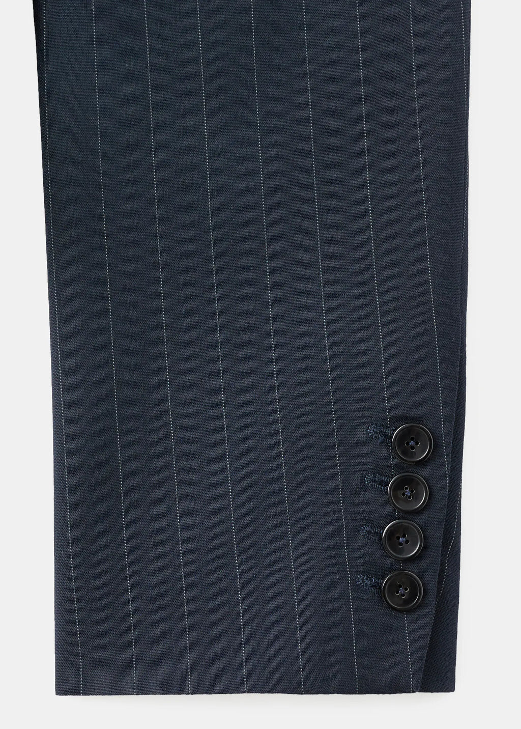 Double Breasted Pinstripe Suit Jacket