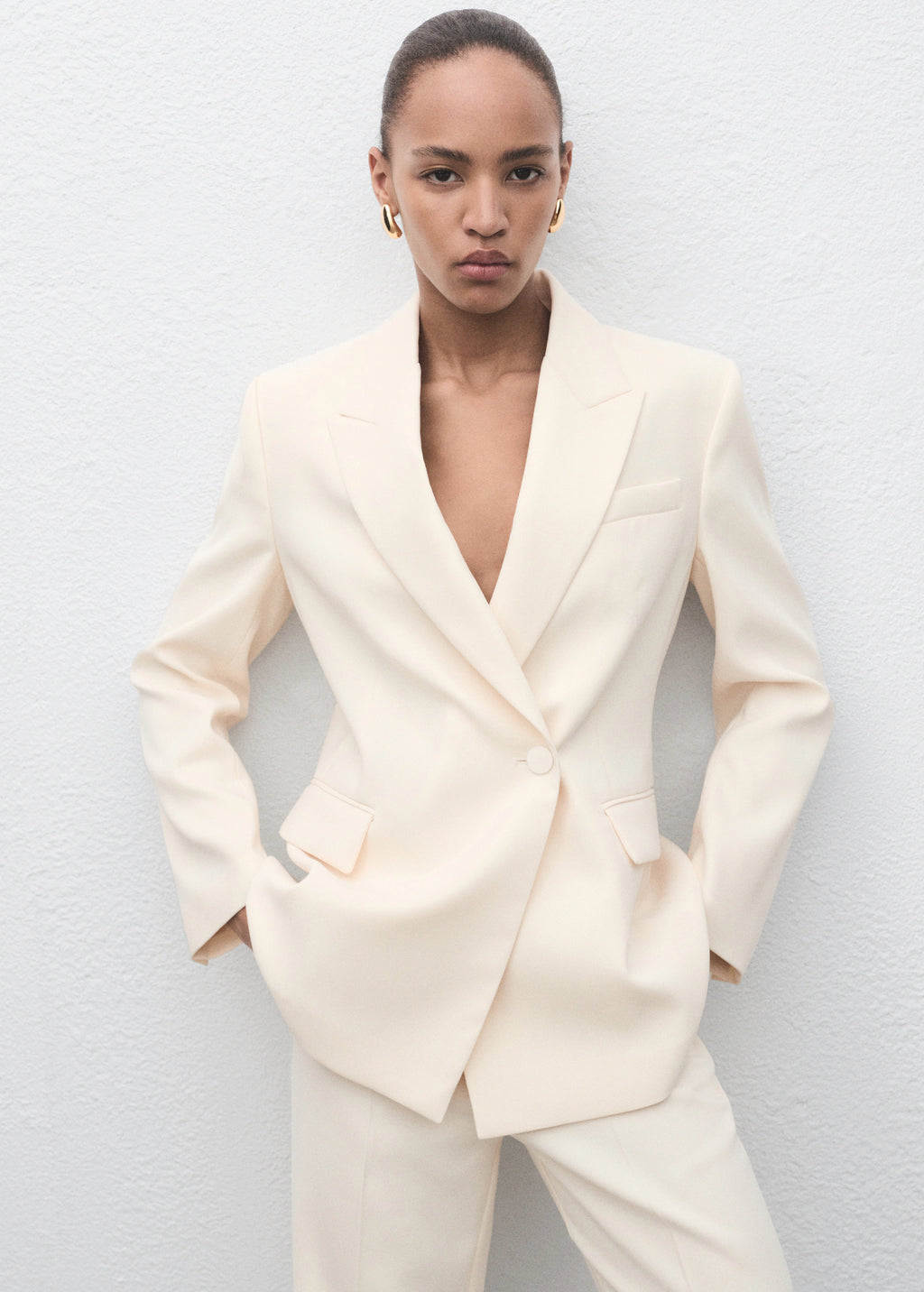 Double Breasted Suit Blazer