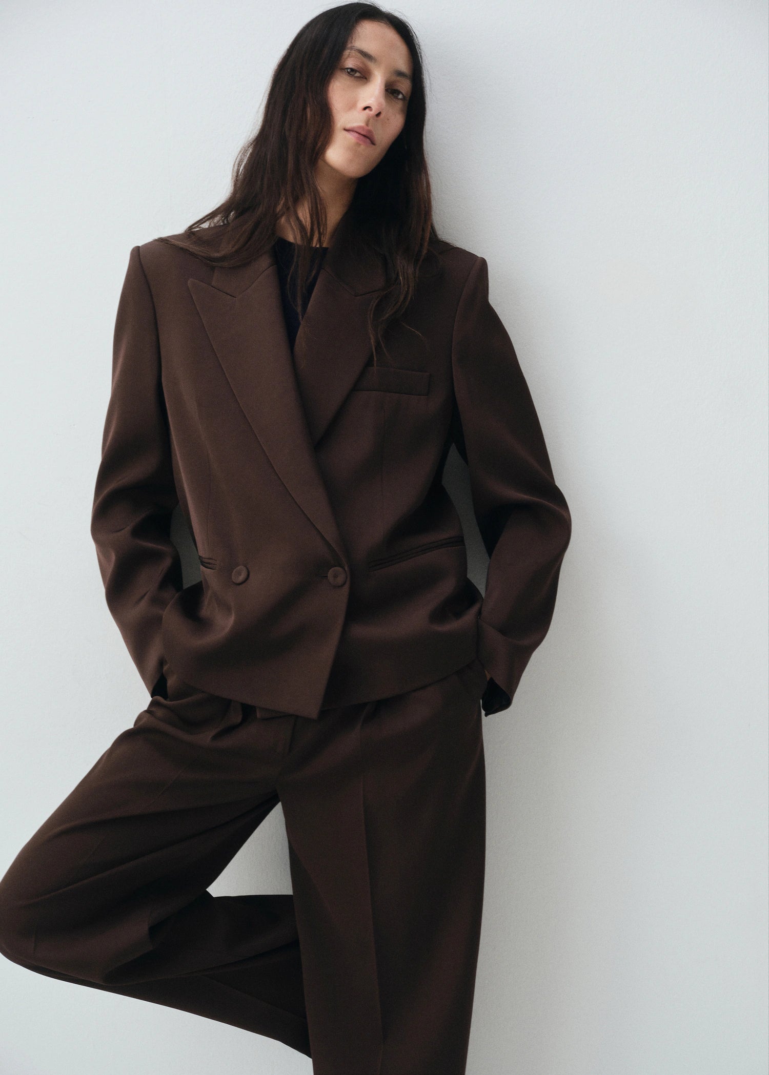 Double Breasted Suit Blazer