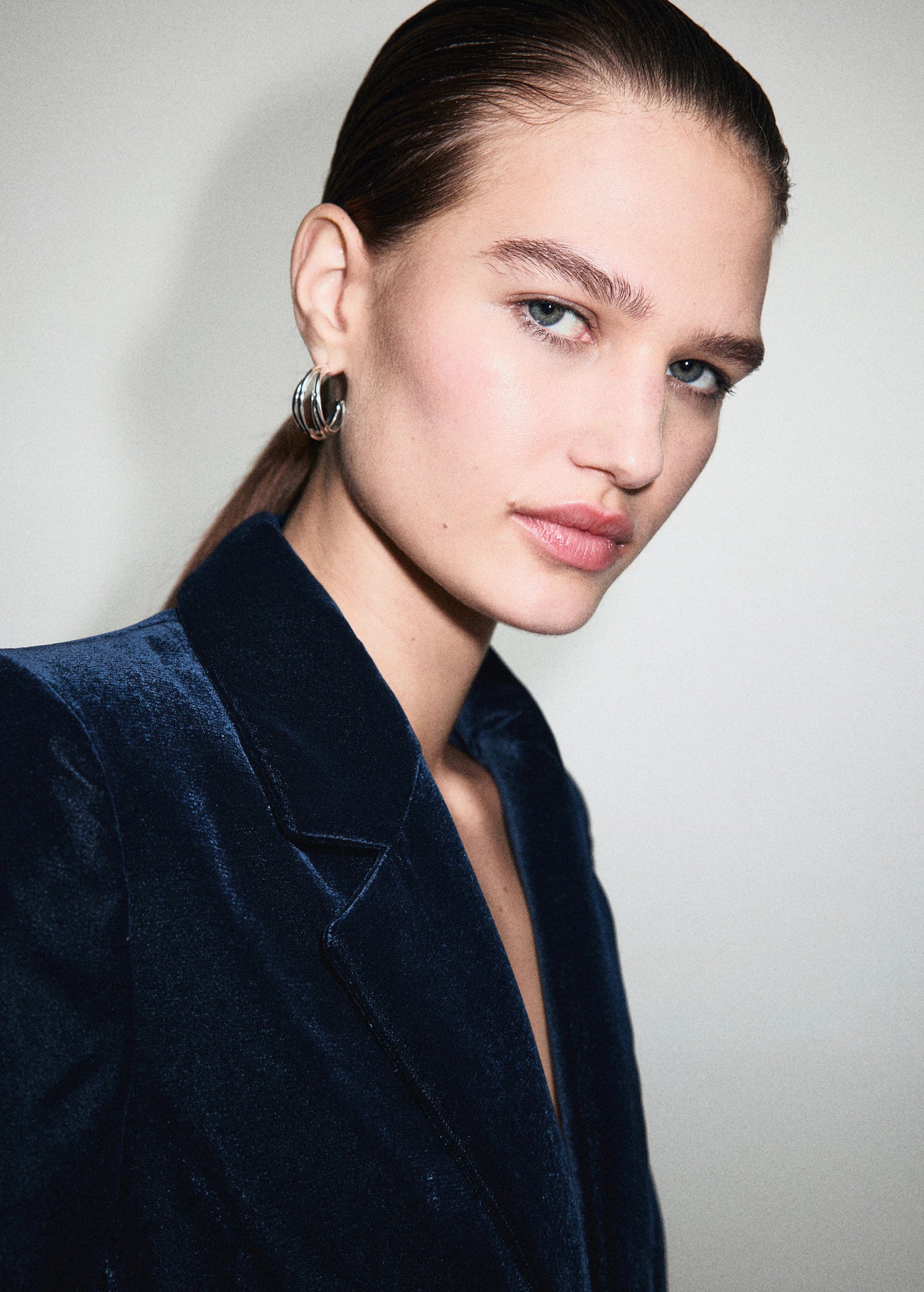 Double Breasted Velvet Jacket