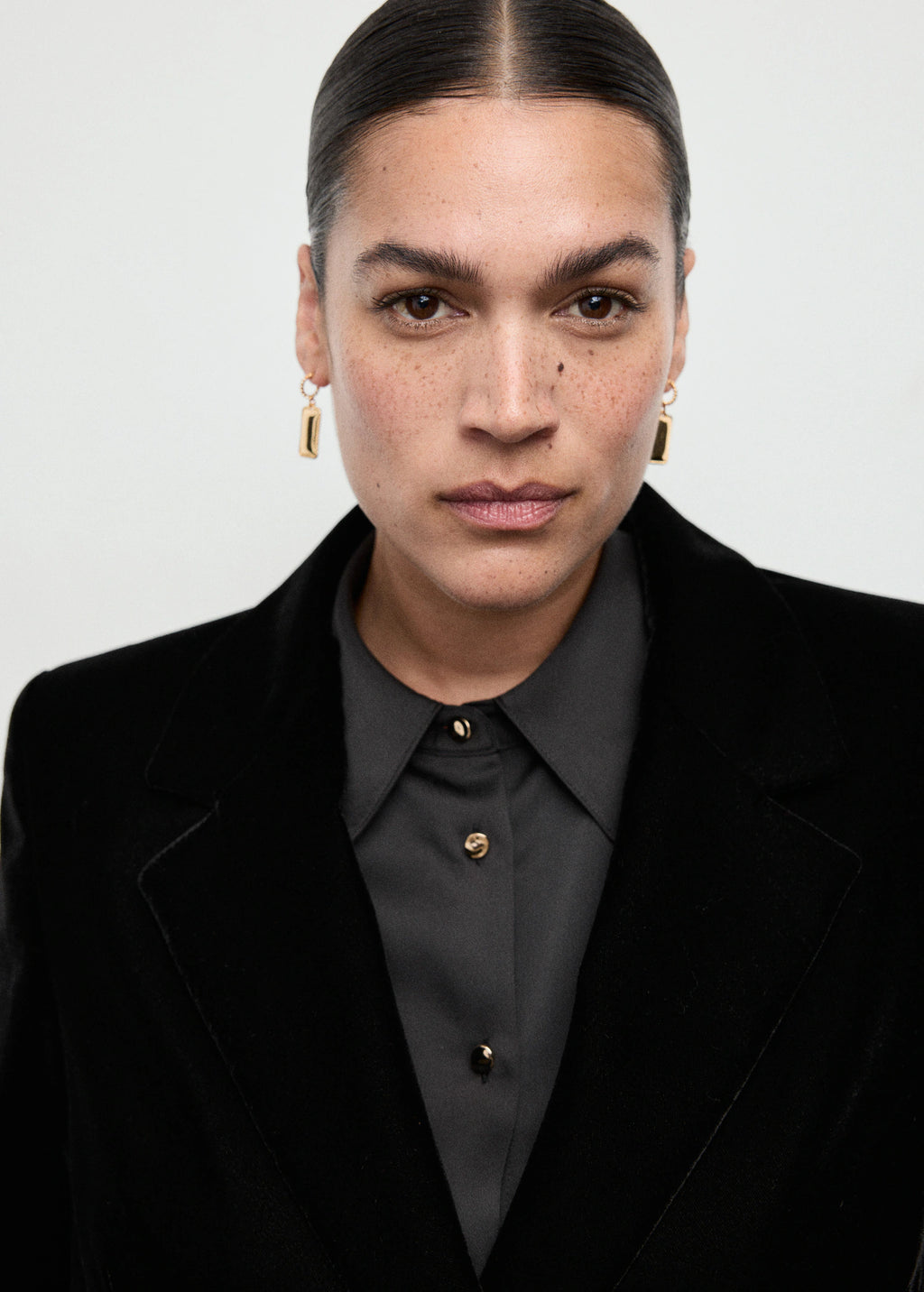 Double Breasted Velvet Jacket