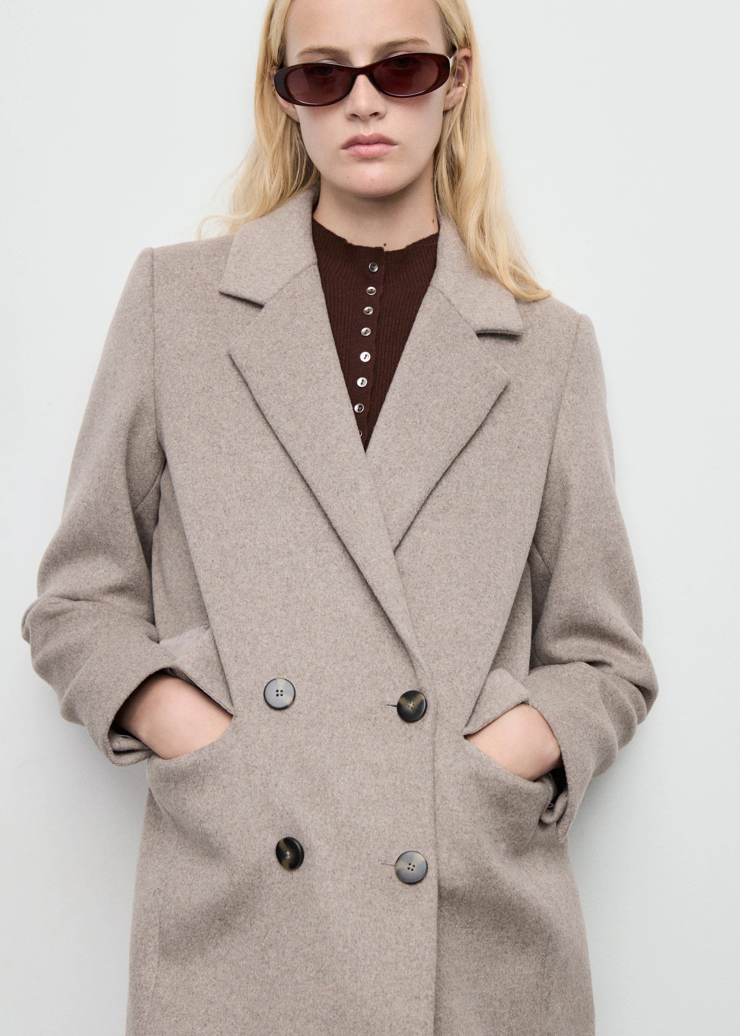 Double Breasted Wool Coat