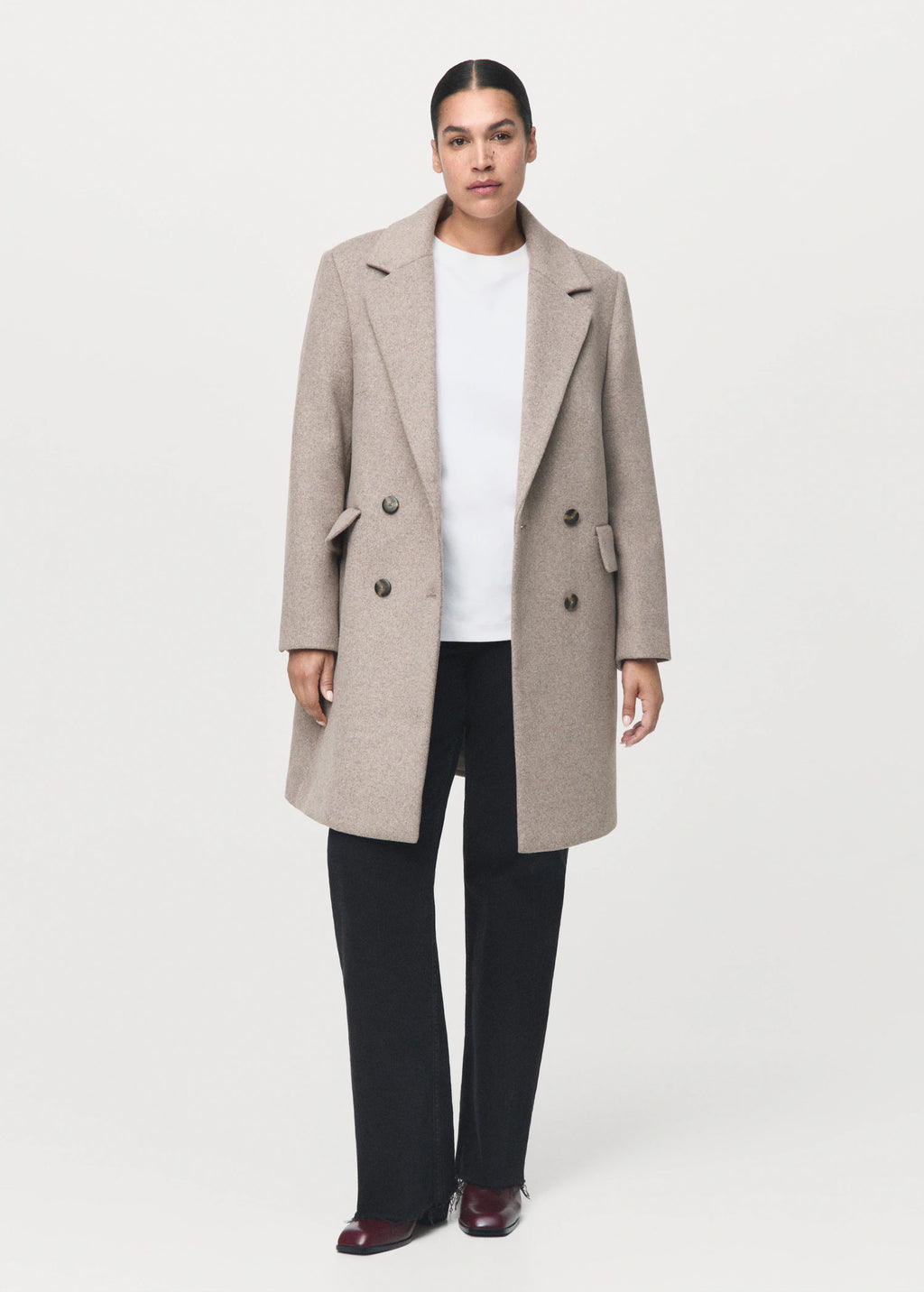 Double Breasted Wool Coat