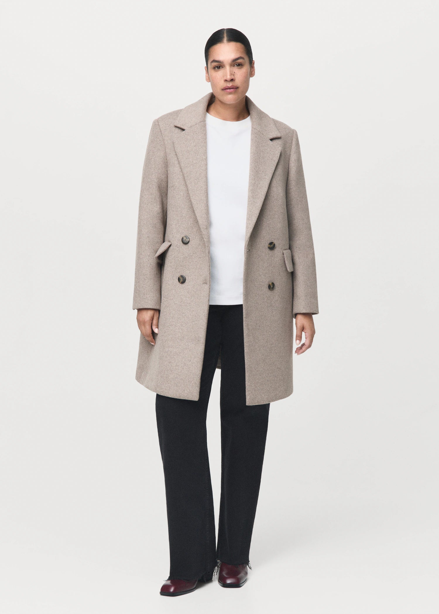 Double Breasted Wool Coat