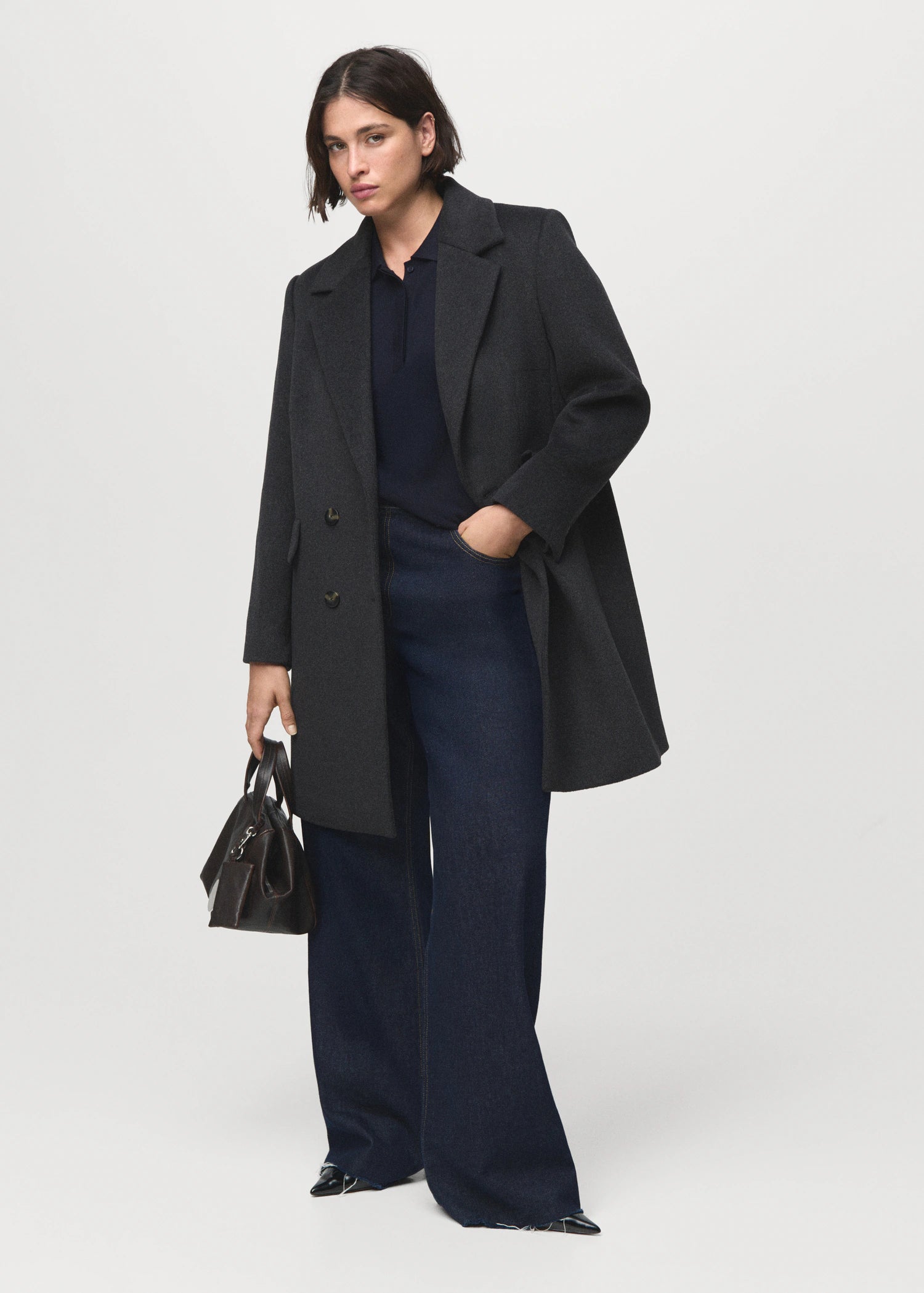 Double Breasted Wool Coat