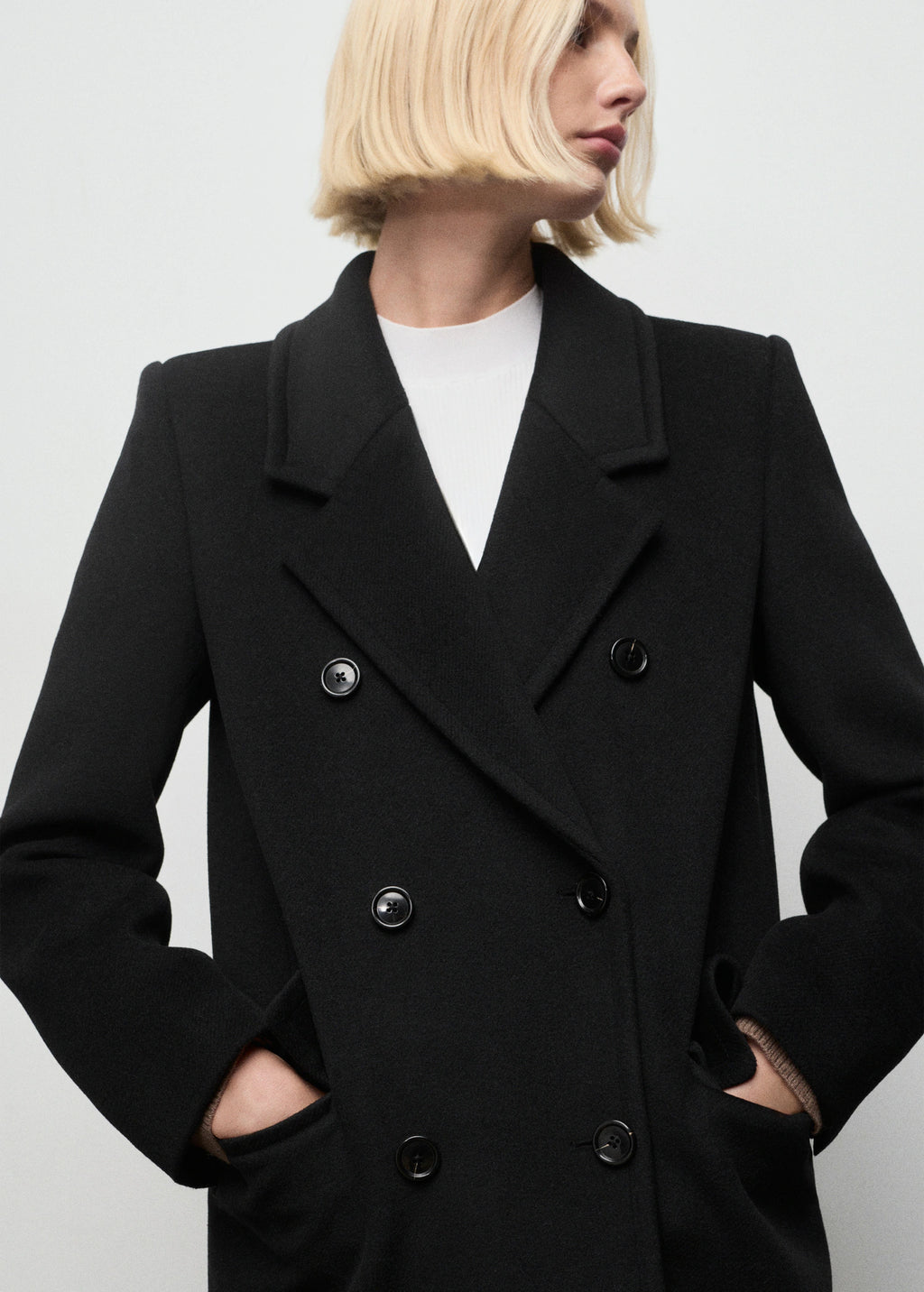 Double Breasted Wool Coat