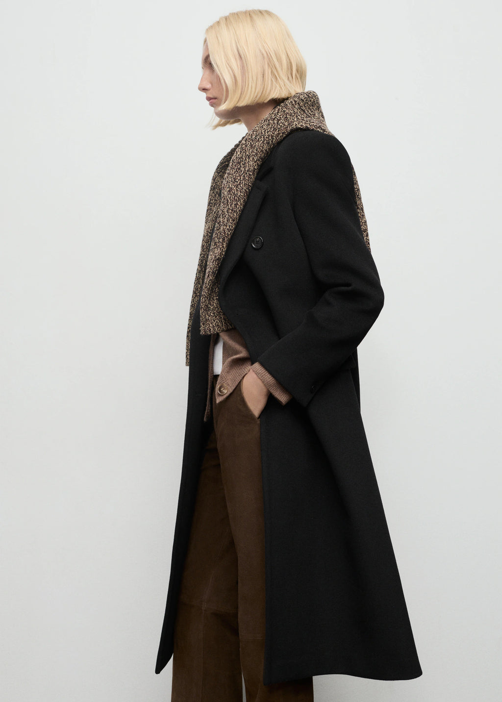 Double Breasted Wool Coat