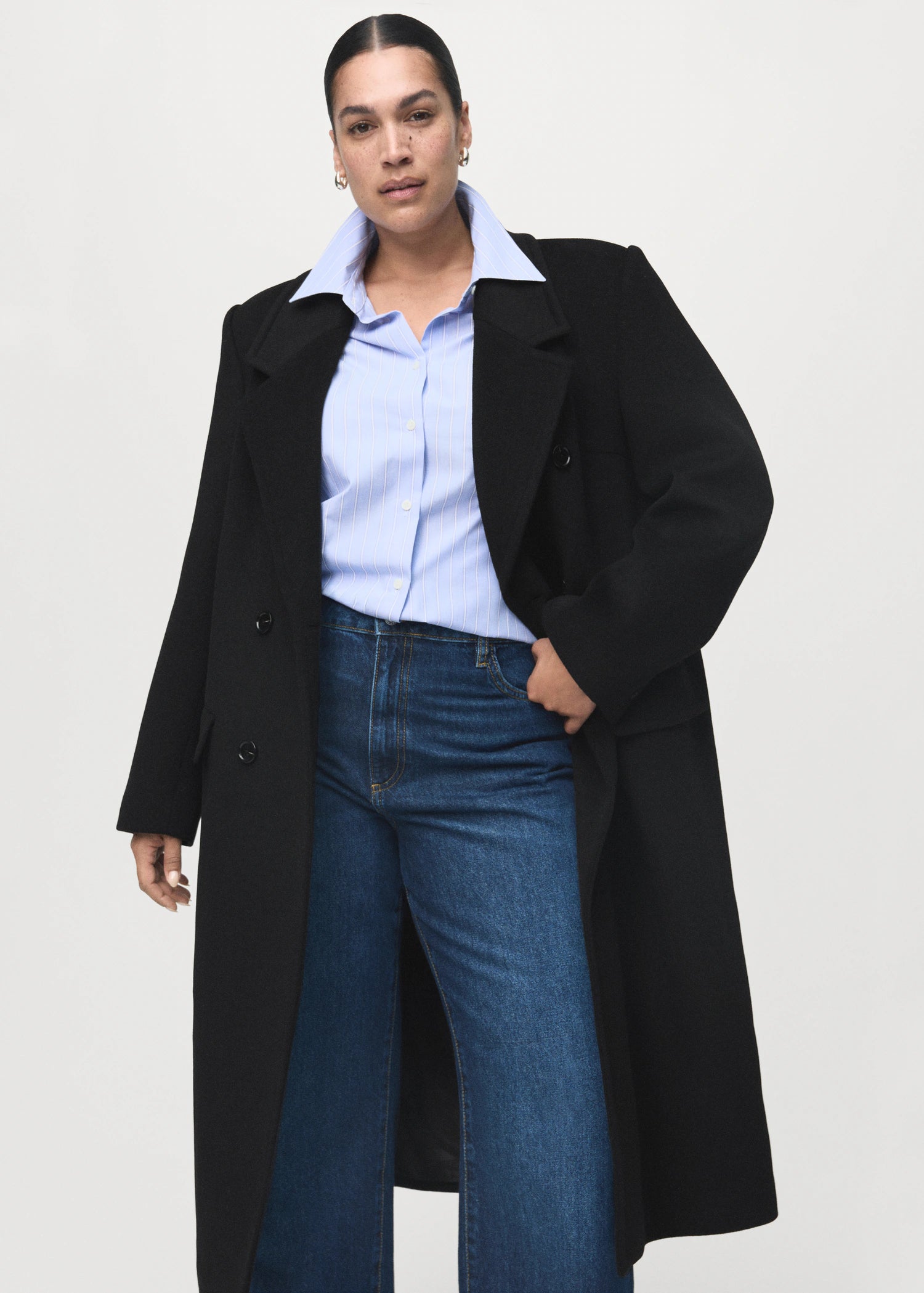 Double Breasted Wool Coat