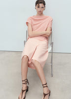 Draped Asymmetrical Blouse