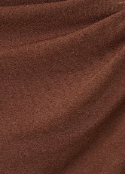 Draped Fitted T Shirt