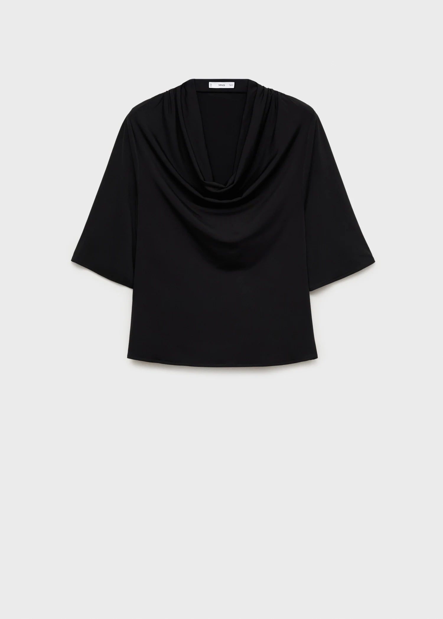 Draped Neck Top