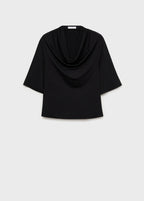 Draped Neck Top