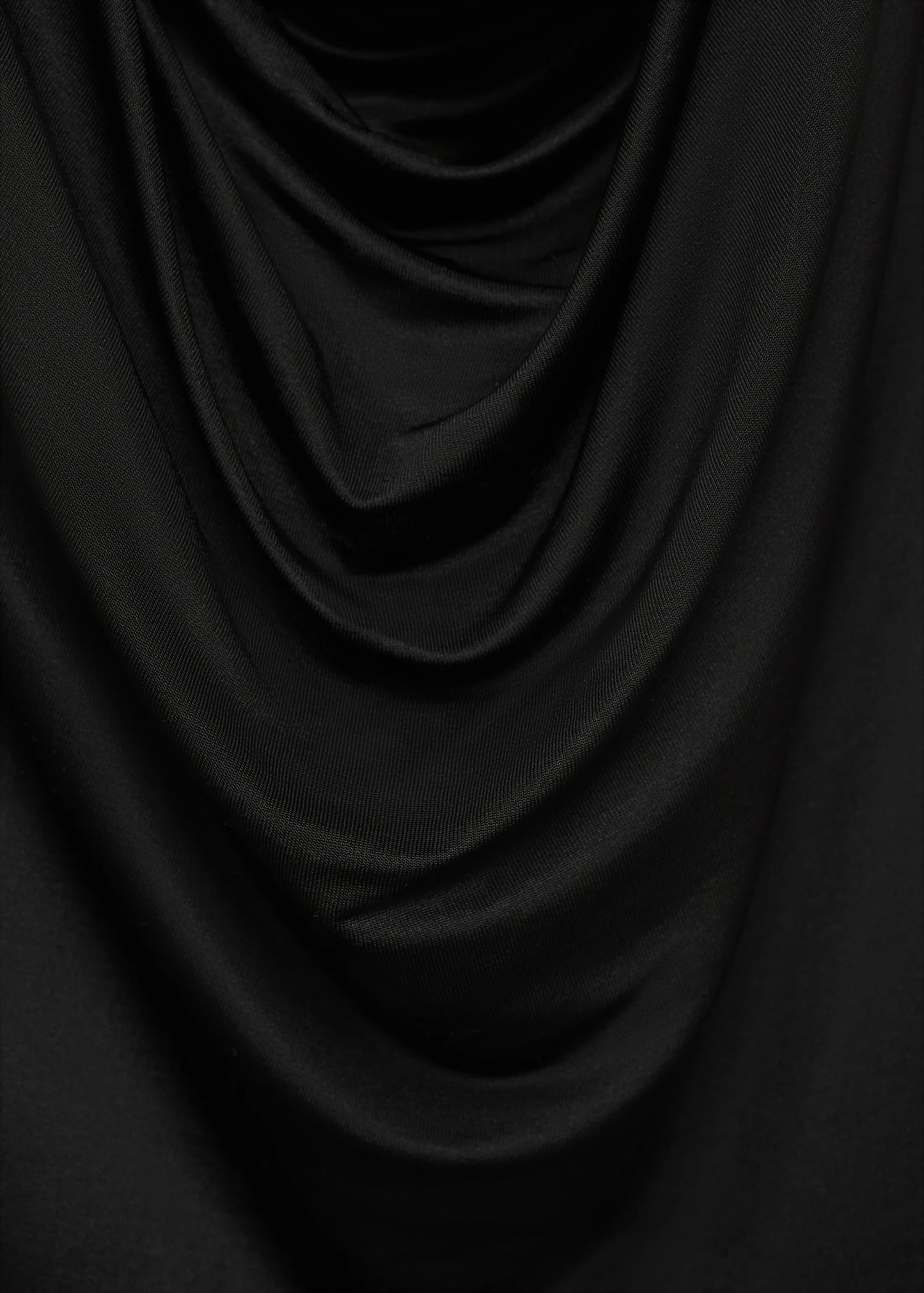 Draped Open Back Dress