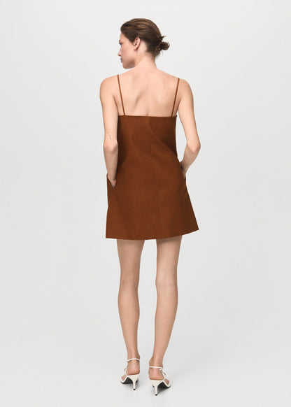 Dress With Bow Neckline